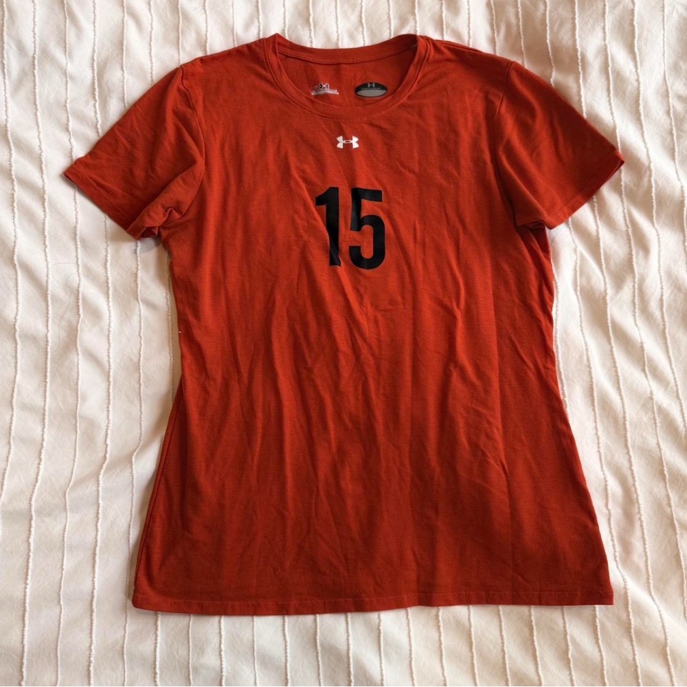 Under Armour Women's Orange Graphic Tee